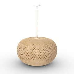 Room Essentials Bamboo Woven Pendant ...