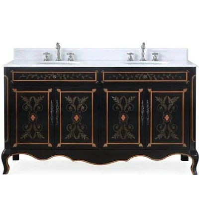 Floral Bathroom Vanity