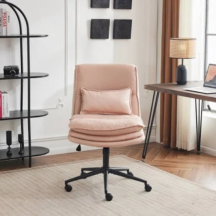 Upholstered Armless Polyester Fiber T...