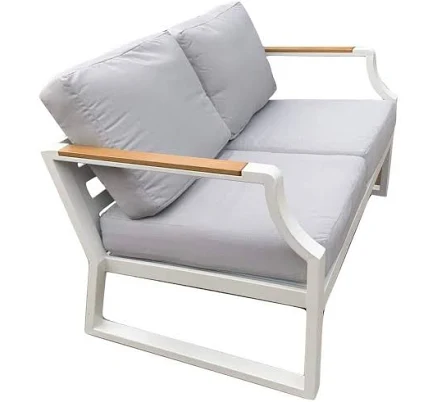 Elves Aluminum Outdoor Patio Loveseat...