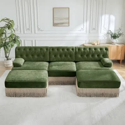 AENKYO Chesterfield Modular 3 Seat Sofa