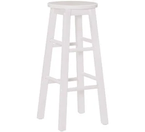 Linon Killian Round Seat Backless Bar...