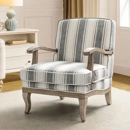 Quentin Farmhouse Style Upholstered A...