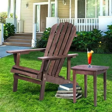 Solid Wood Adirondack Chair