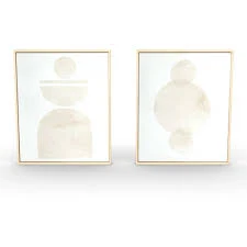 Threshold Abstract Shapes Framed Canv...