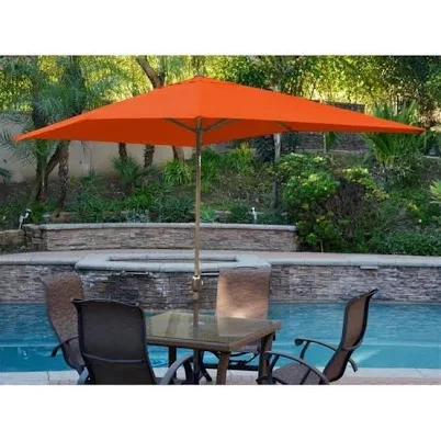 Jeco 6.5' x 10' Aluminum Patio Market...