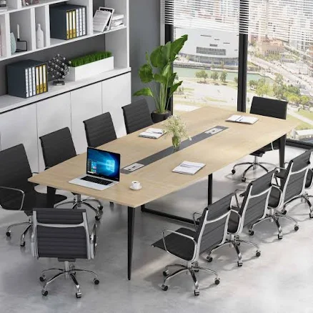 Modern Boat Shaped Conference Table
