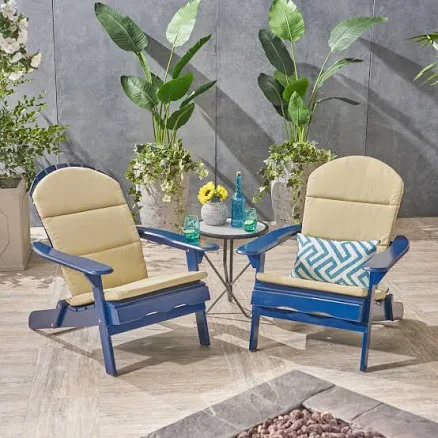 Ariel Outdoor Acacia Wood Folding Adi...