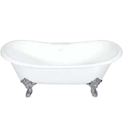 Aqua Eden 72-Inch Cast Iron Double Sl...