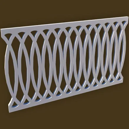 The Cathedral Scroll Railing Panel - ...