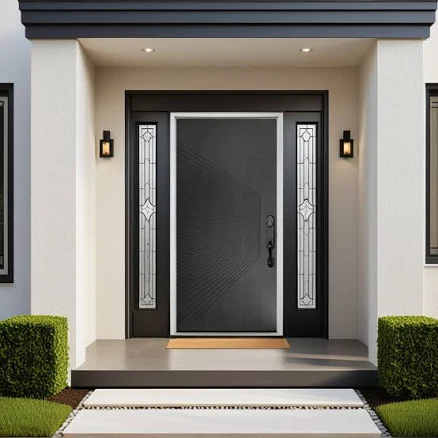 Contemporary V-Groove Flush Panel Fro...