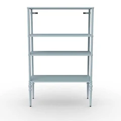 IKEA SÅGMÄSTARE shelf unit light gray...