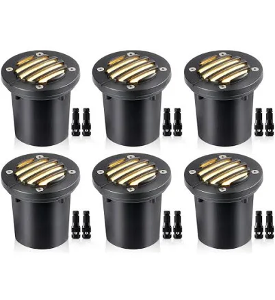 Adrinfly 6-Pack Aluminum LED Low Volt...