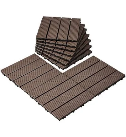 VEVOR Interlocking Deck Tiles Plastic...