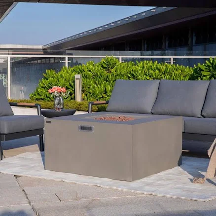 Elementi Rocky 47-in Square Concrete ...