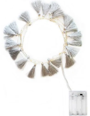 Perfect Holiday 20 LED Small Tassel F...