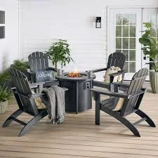 Style Selections 5-Piece Black Adiron...