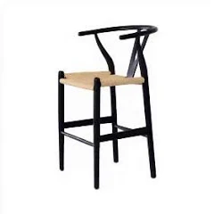 Poly and Bark Weave Counter Stool