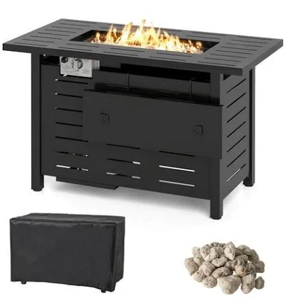 Costway 40 inch Outdoor Propane Fire Pit