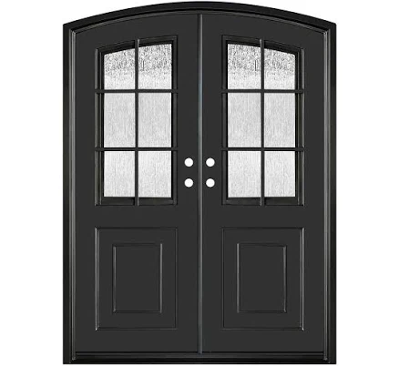 Custom Exterior 6-Lite Entry Double Door