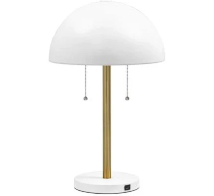 Table Lamps - Terele White + Antique ...