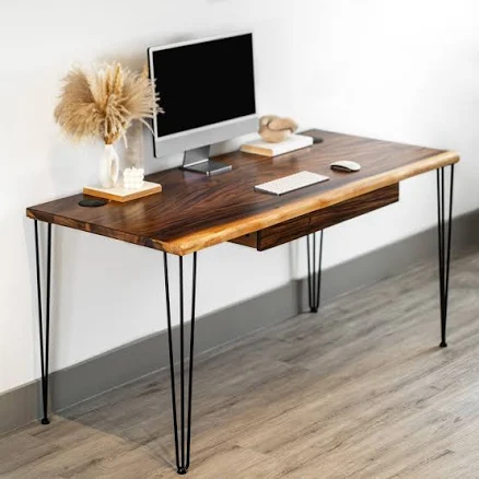 Buy Now Live Edge Walnut Desk
