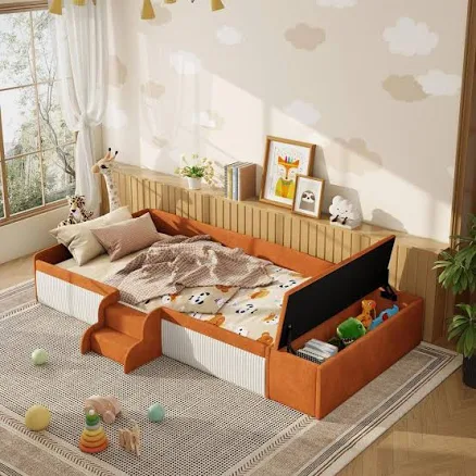 Noble House Cathy Wood Frame Velvet U...