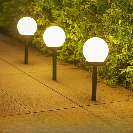 Solar Pathway Globe Lights