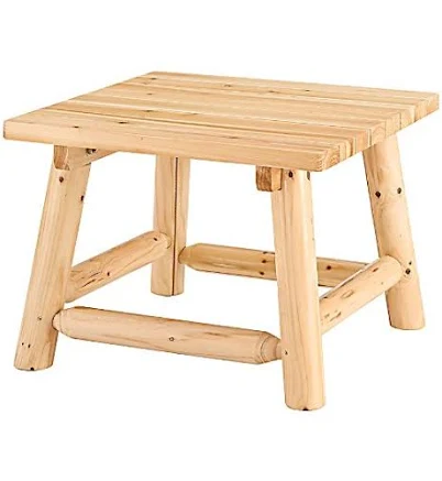 Red Shed Elkin Log Patio Side Table