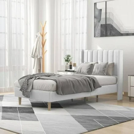 Alazyhome Upholstered Platform Bed Frame