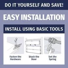 Ideal Door Traditional 9' x 7' White ...