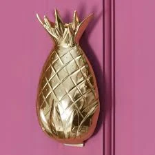 Polished Brass Pineapple Door Knocker