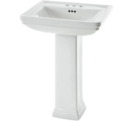 allen + roth Tiverton Pedestal Sink C...