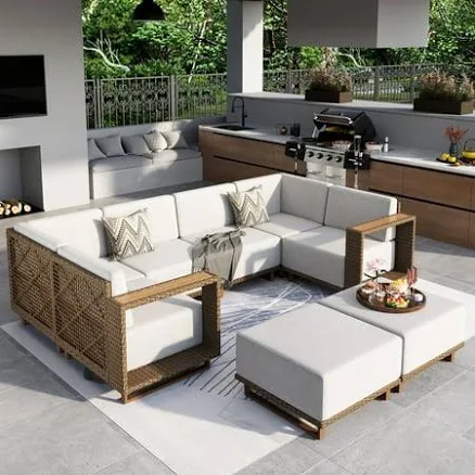 MF Studio 8-Piece Outdoor Conversatio...