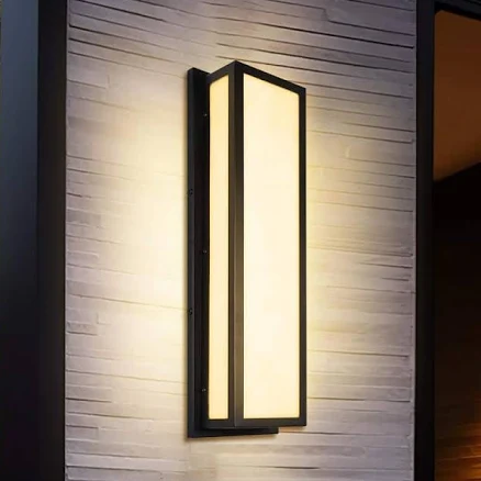 YANSUN 25 in. 30-Watt Black Outdoor R...