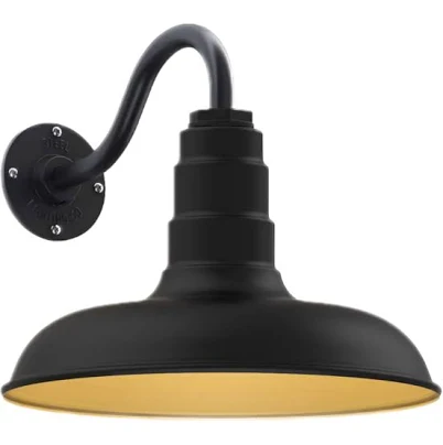 Industrial Gooseneck Exterior Wall Light