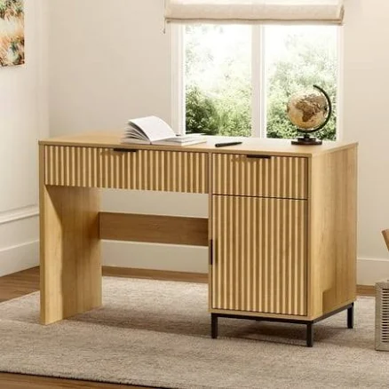 Eyythung 47 inch Fluted Executive Des...