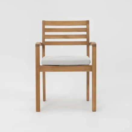 Solana Natural Teak Wood Outdoor Dini...