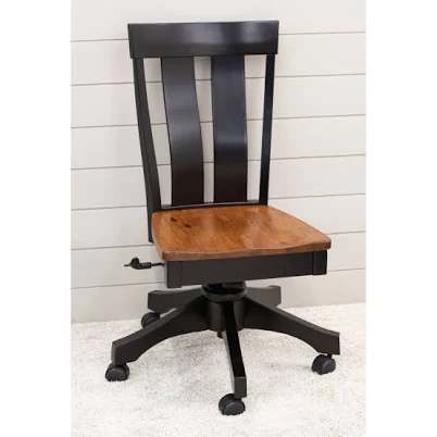 Kinglet Black & Wood Office Chair | M...