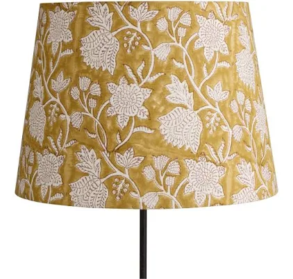 World Market Amber Cotton Floral Plea...