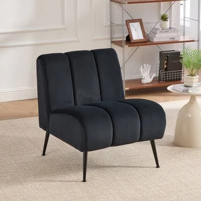 Ergonomically Inclined Back Accent Chair