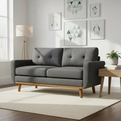 Homy Casa Mid-Century Upholstered Tuf...