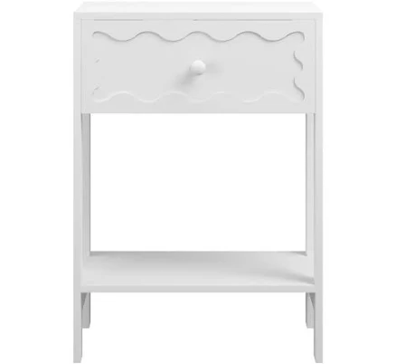 Rbied Modern Wave Pattern 1-Drawer Ni...