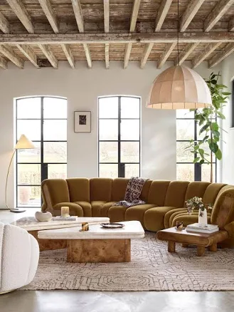 Soho Home Noelle Sectional Curved Sof...