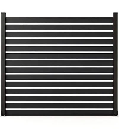 mondaria Outdoor Open Slat Fence Panel