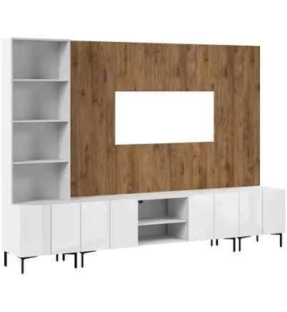 Bestar 118W Modular Entertainment Center