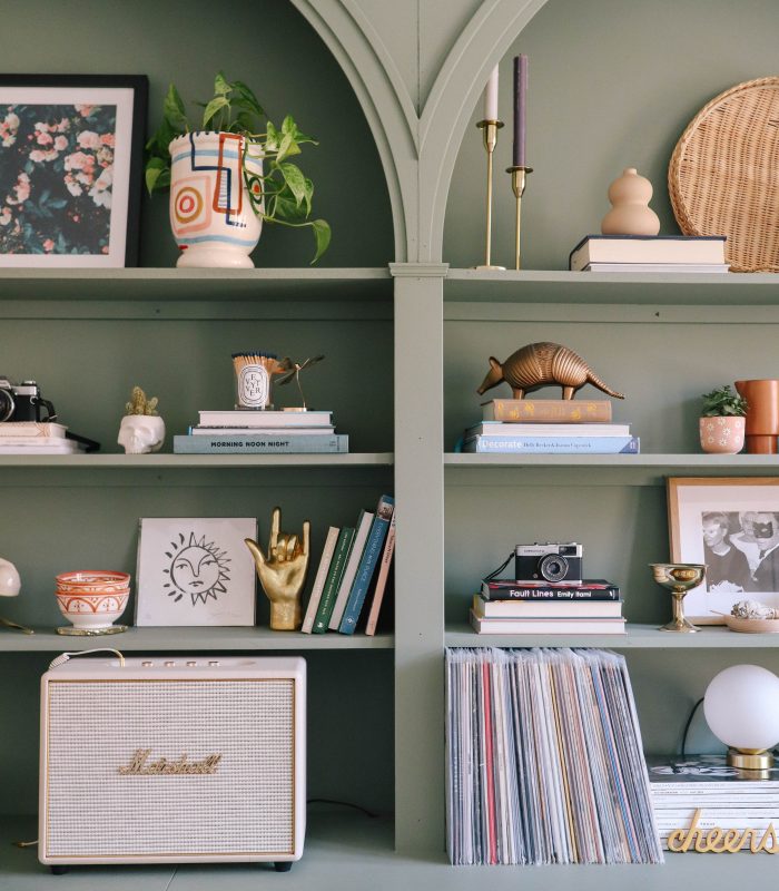 Styling Our Arched Shelving. - KATE LA VIE by Kate Spiers