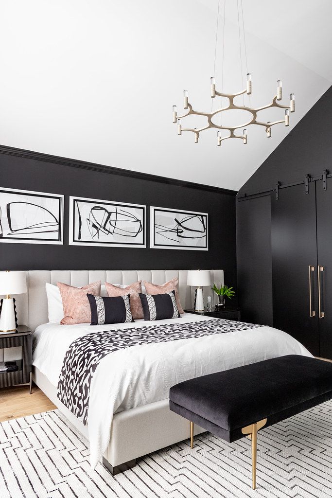 21 Beautiful Black and White Bedroom Ideas
