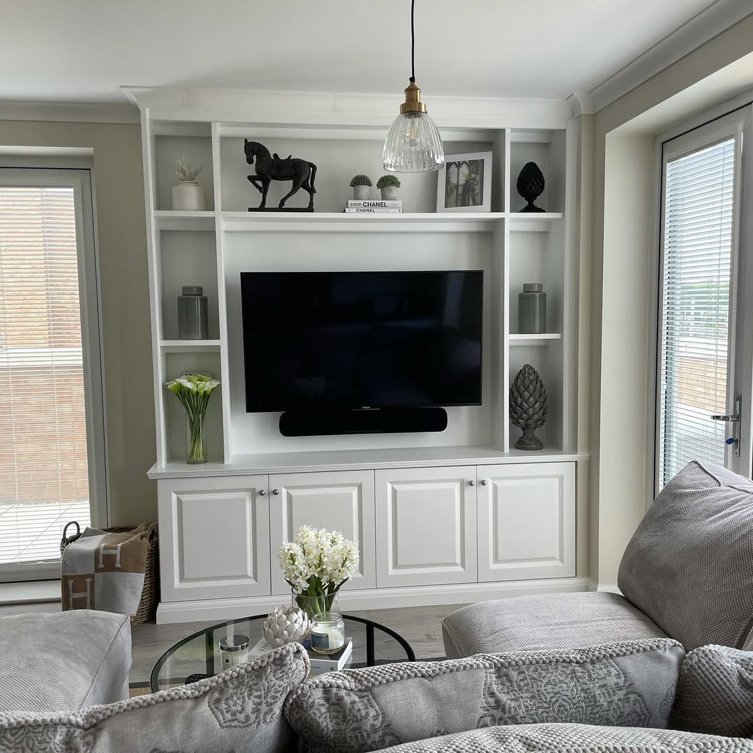 25 Living Room TV Wall Ideas for 2026 Designed to Make the TV Disappear When It's Off