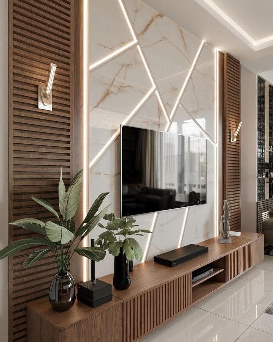 25 Living Room TV Wall Ideas for 2026 Designed to Make the TV Disappear When It's Off